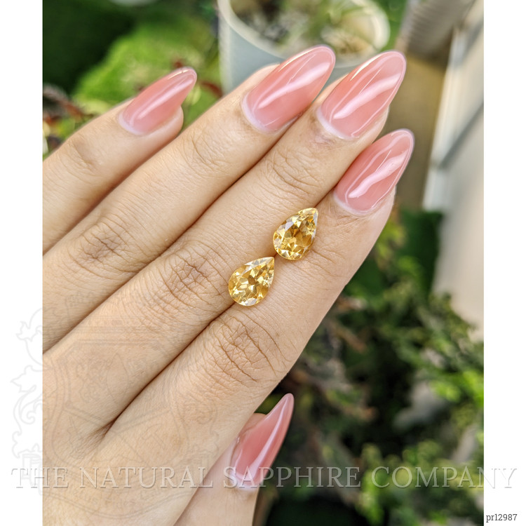 3.84 Ct.Tw. Citrine Pair from Brazil
