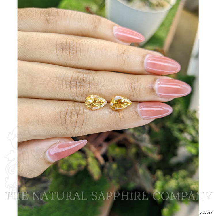 3.84 Ct.Tw. Citrine Pair from Brazil