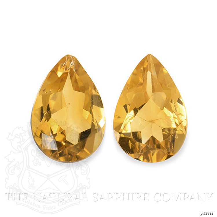 3.51 Ct.Tw. Citrine Pair from Brazil