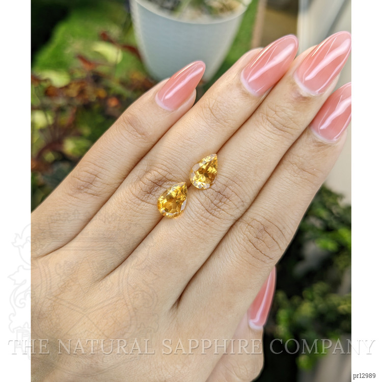 3.80 Ct.Tw. Citrine Pair from Brazil