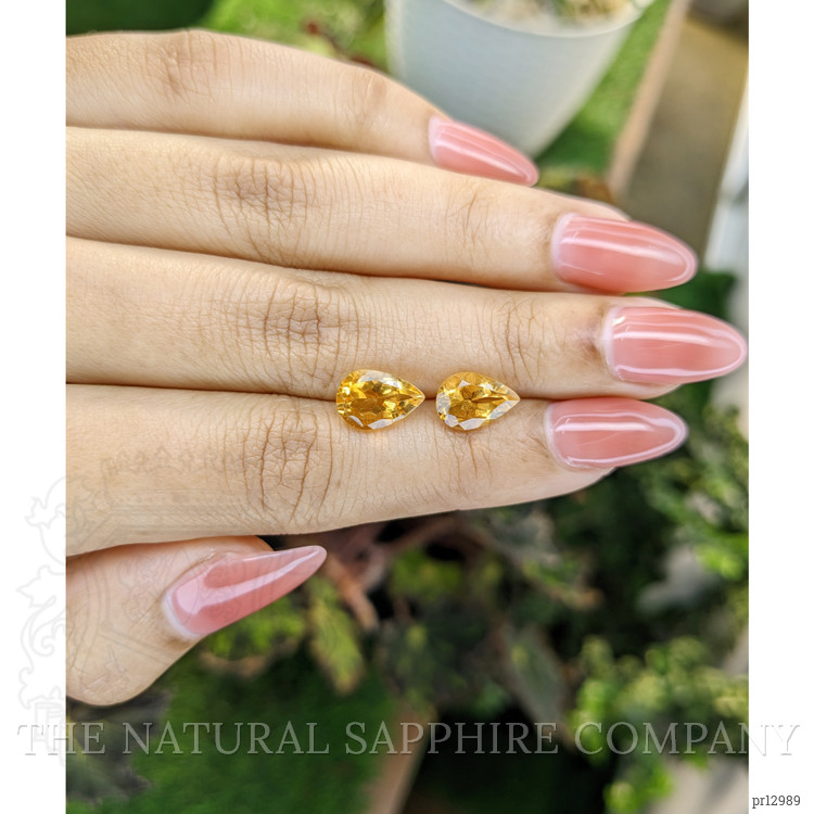 3.80 Ct.Tw. Citrine Pair from Brazil