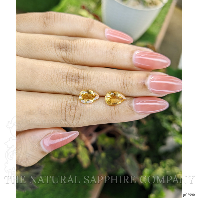3.34 Ct.Tw. Citrine Pair from Brazil