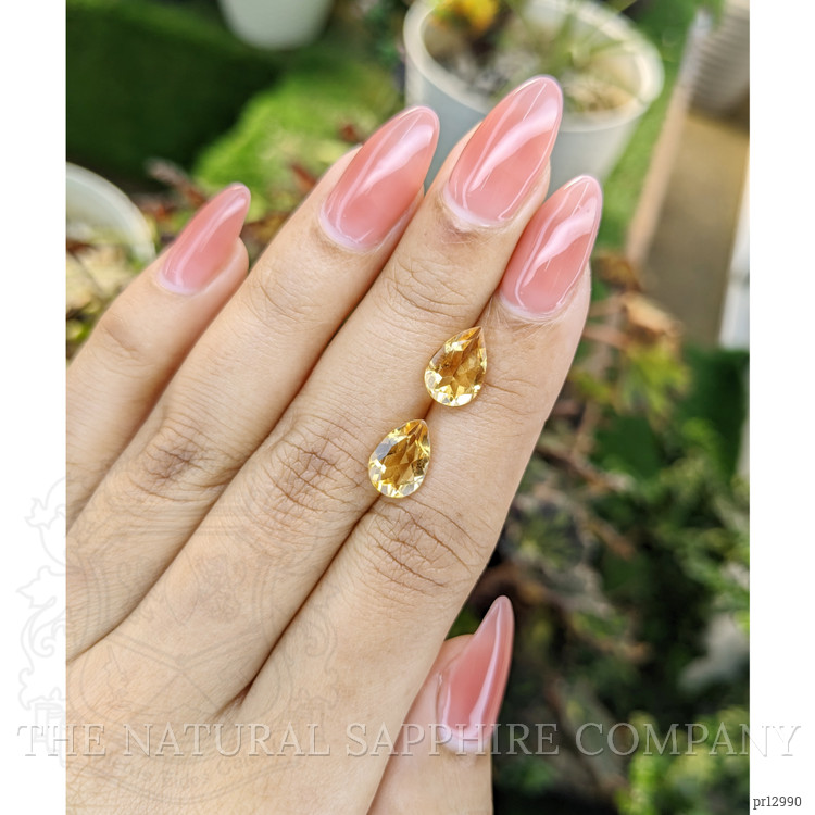 3.34 Ct.Tw. Citrine Pair from Brazil