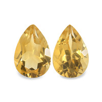 4.12 Ct.Tw. Pear Citrine Pair