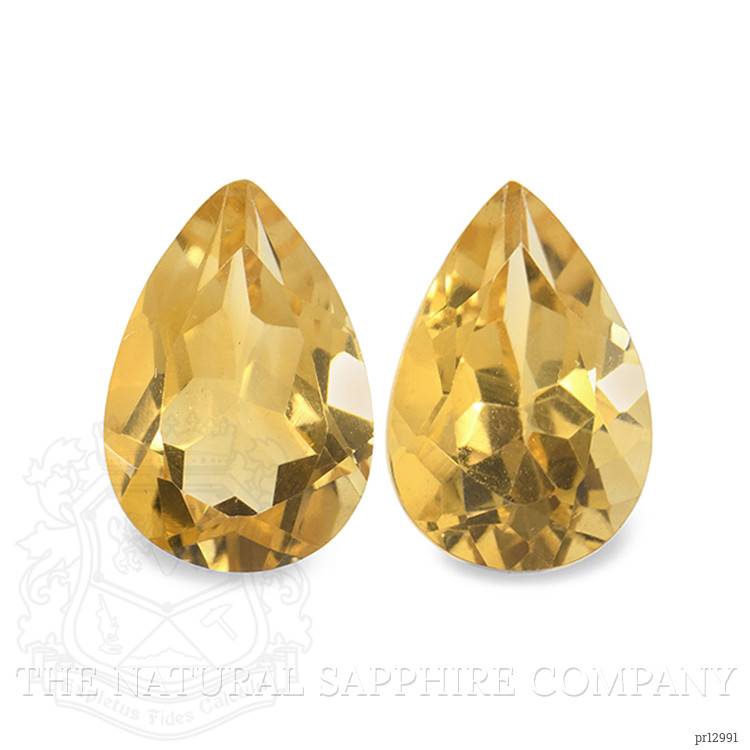 4.12 Ct.Tw. Citrine Pair from Brazil