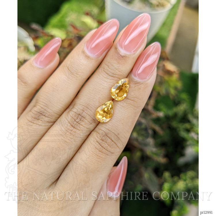 4.12 Ct.Tw. Citrine Pair from Brazil