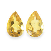 3.57 Ct.Tw. Pear Citrine Pair