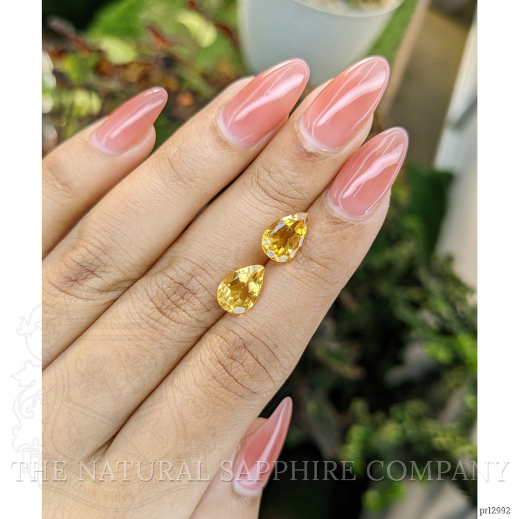 3.57 Ct.Tw. Citrine Pair from Brazil