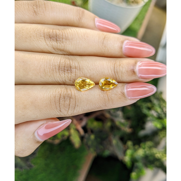 3.57 Ct.Tw. Citrine Pair from Brazil