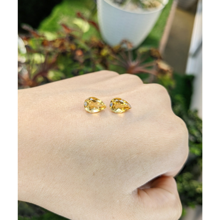 3.57 Ct.Tw. Citrine Pair from Brazil