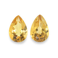 3.50 Ct.Tw. Pear Citrine Pair