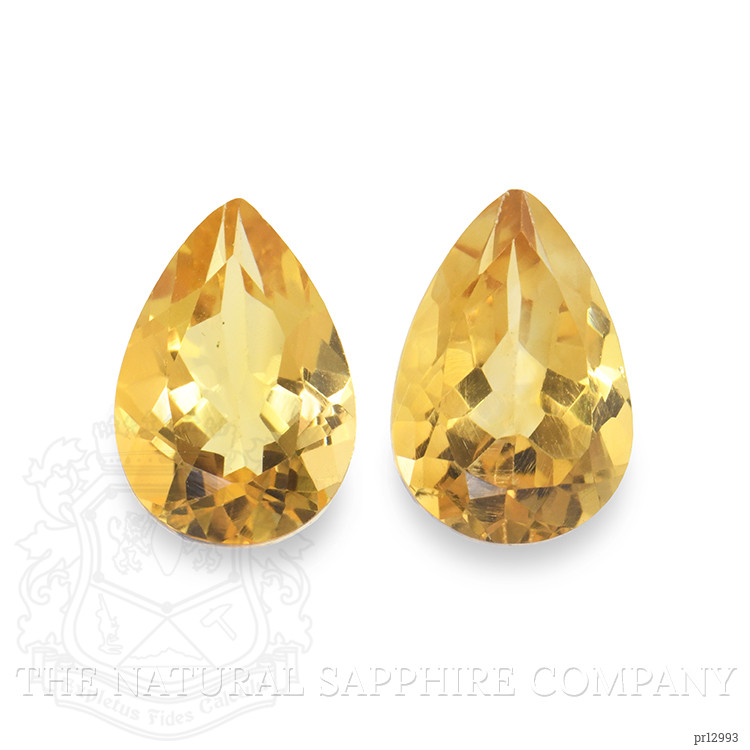3.50 Ct.Tw. Citrine Pair from Brazil
