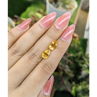 3.50&nbsp;Ct.Tw.Total Carat Weight Citrine Pair from Brazil Life Style