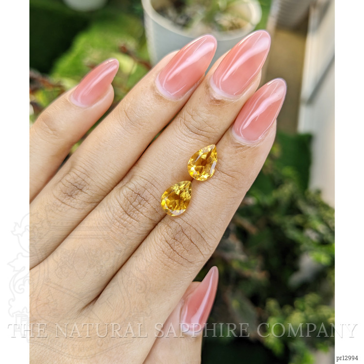 4.26 Ct.Tw. Citrine Pair from Brazil
