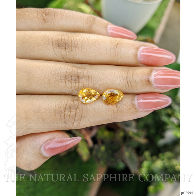 4.26 Ct.Tw. Citrine Pair from Brazil