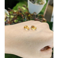 4.26&nbsp;Ct.Tw.Total Carat Weight Citrine Pair from Brazil Life Style
