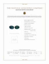 1.30 Ct.Tw.Total Carat Weight Alexandrite Pair from Brazil Scan Report