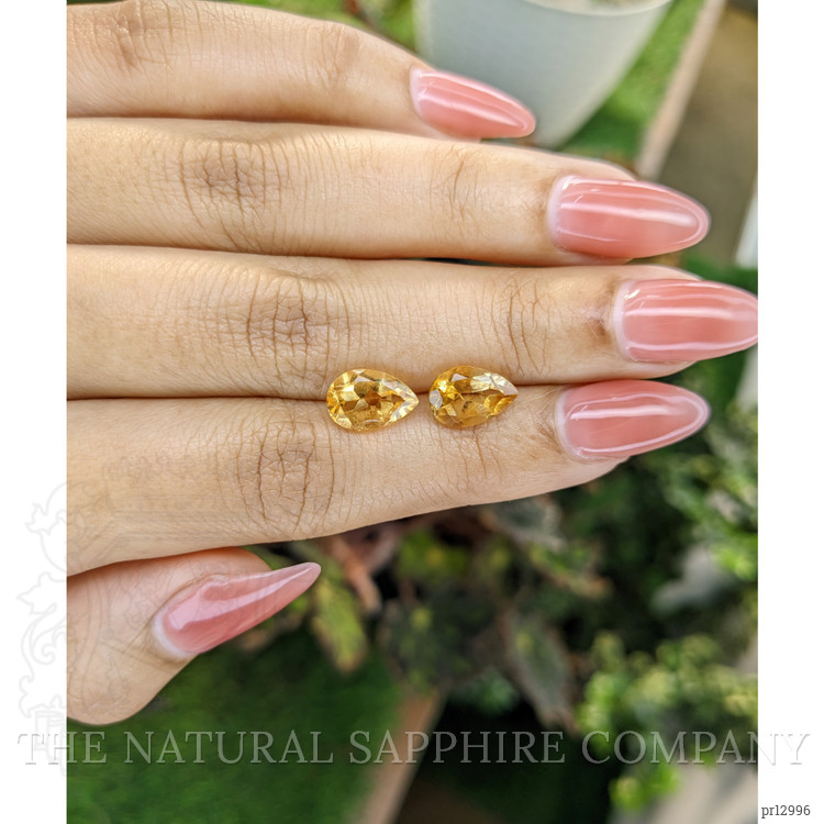 3.76 Ct.Tw. Citrine Pair from Brazil