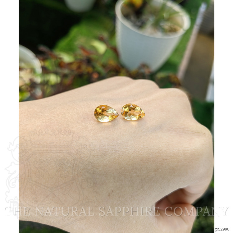 3.76 Ct.Tw. Citrine Pair from Brazil