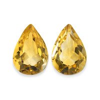 3.79 Ct.Tw. Pear Citrine Pair