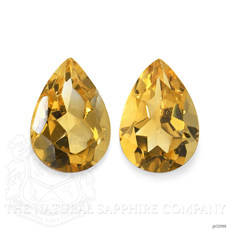 4.00 Ct.Tw. Citrine Pair from Brazil