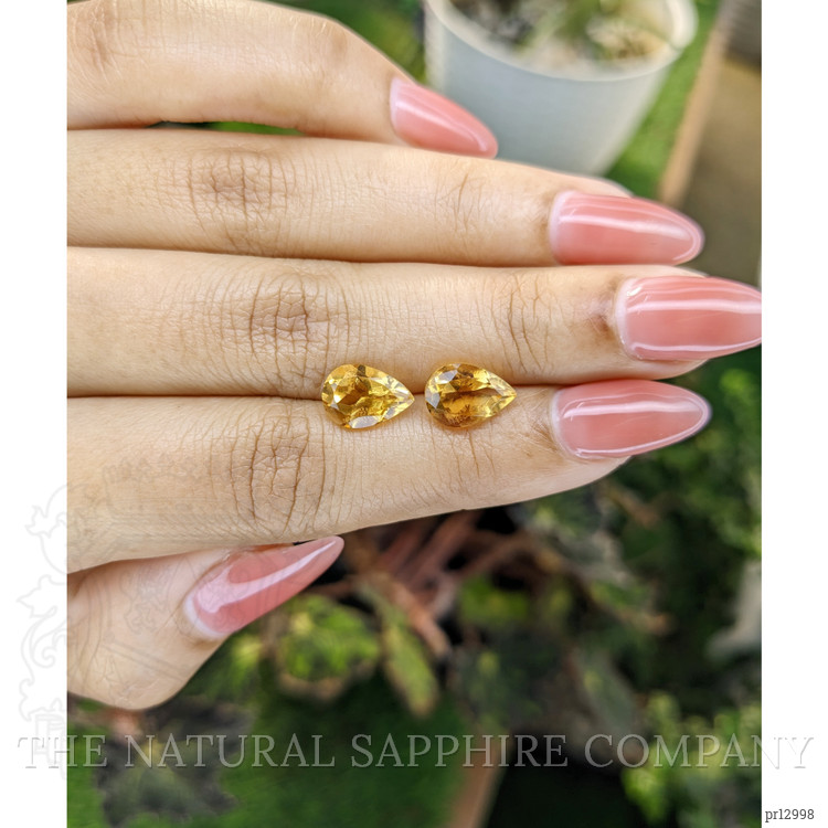 4.00 Ct.Tw. Citrine Pair from Brazil