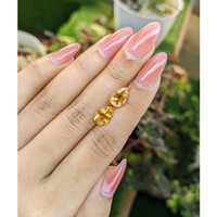 4.00&nbsp;Ct.Tw.Total Carat Weight Citrine Pair from Brazil Life Style