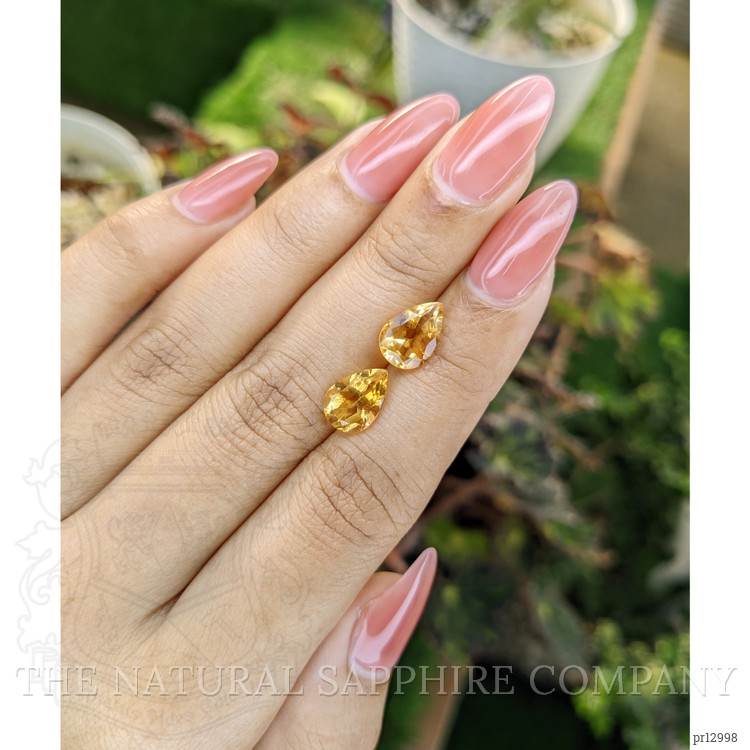 4.00 Ct.Tw. Citrine Pair from Brazil