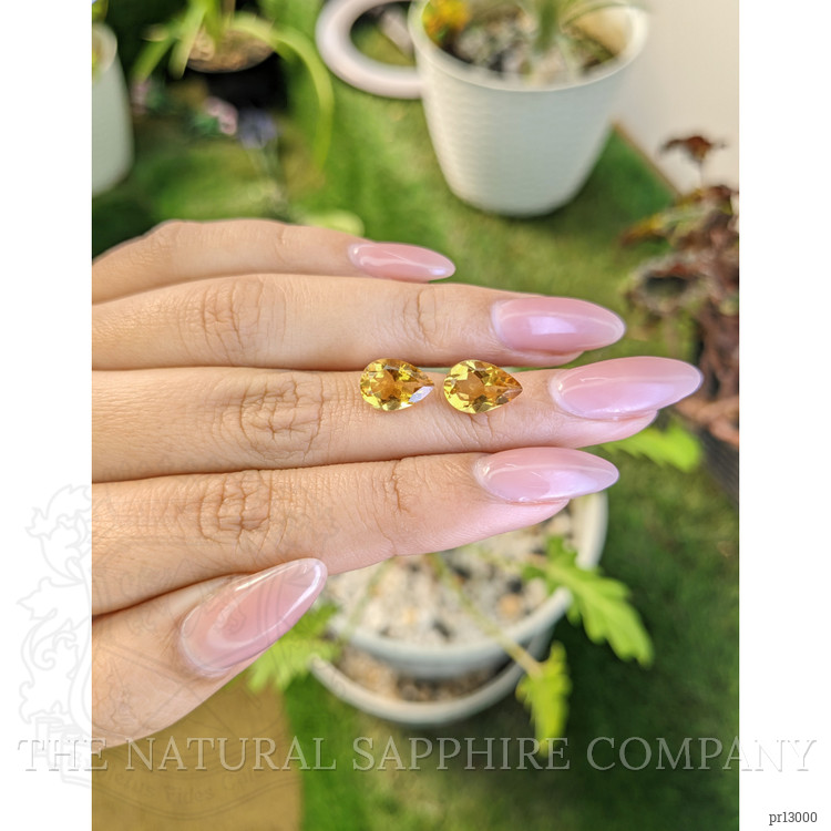 3.46 Ct.Tw. Citrine Pair from Brazil