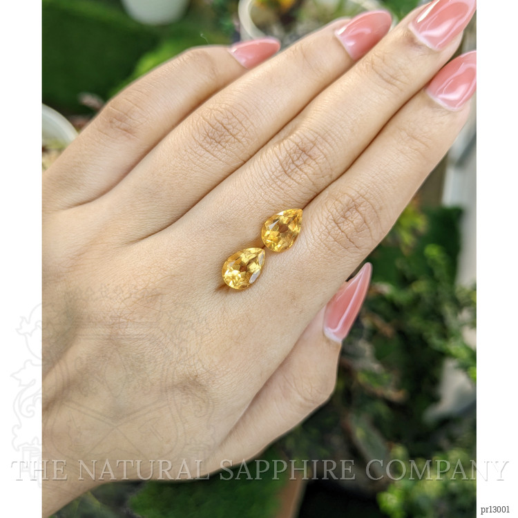 4.56 Ct.Tw. Citrine Pair from Brazil