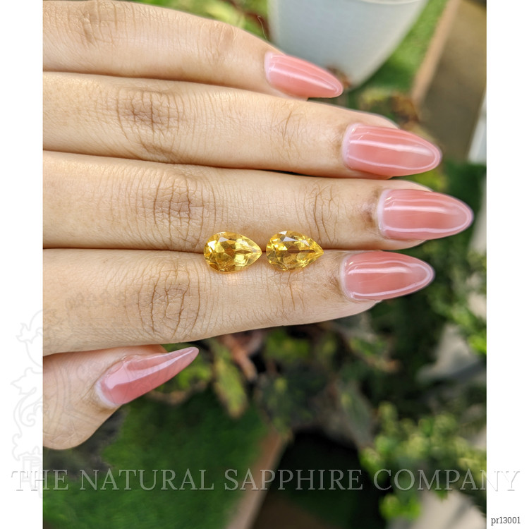 4.56 Ct.Tw. Citrine Pair from Brazil