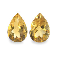3.32 Ct.Tw. Pear Citrine Pair