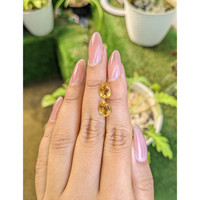 3.32&nbsp;Ct.Tw.Total Carat Weight Citrine Pair from Brazil Life Style