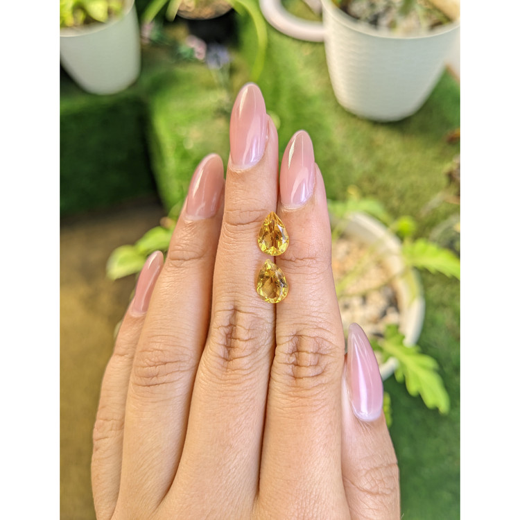 3.32 Ct.Tw. Citrine Pair from Brazil