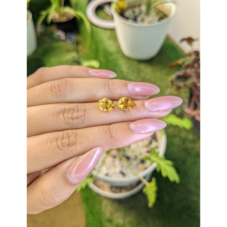 3.32 Ct.Tw. Citrine Pair from Brazil