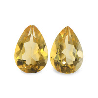 3.53 Ct.Tw. Pear Citrine Pair