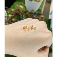 3.53 Ct.Tw.Total Carat Weight Citrine Pair from Brazil Life Style