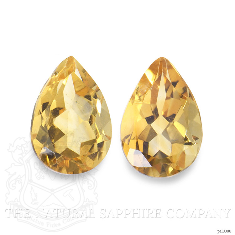 3.80 Ct.Tw. Citrine Pair from Brazil