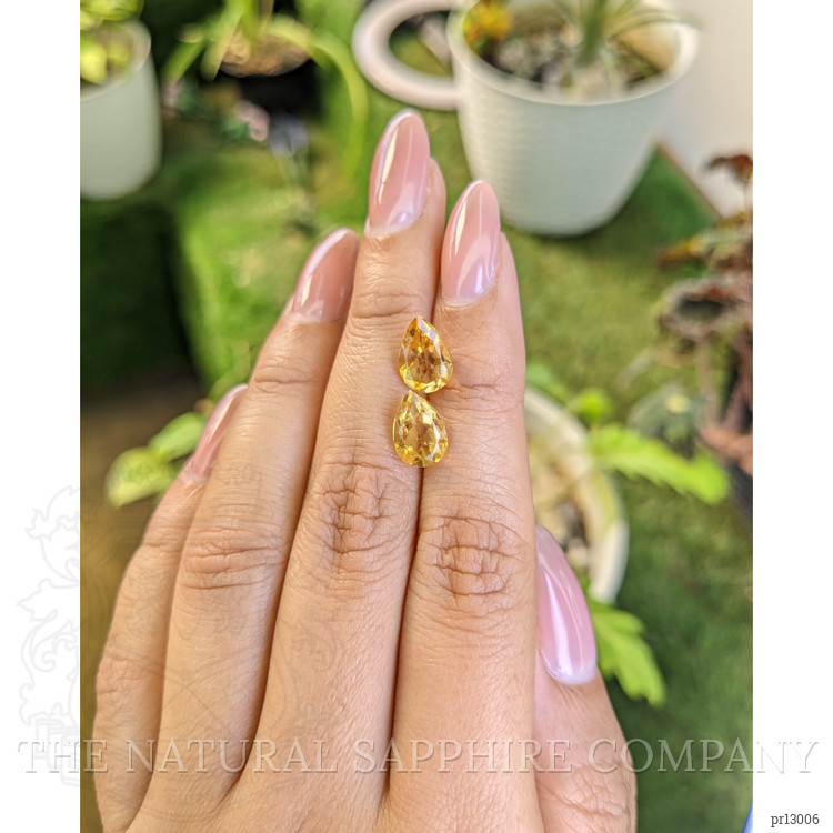 3.80 Ct.Tw. Citrine Pair from Brazil