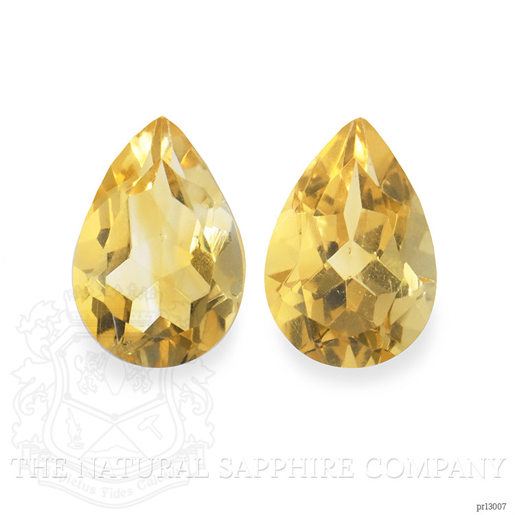 3.85 Ct.Tw. Citrine Pair from Brazil