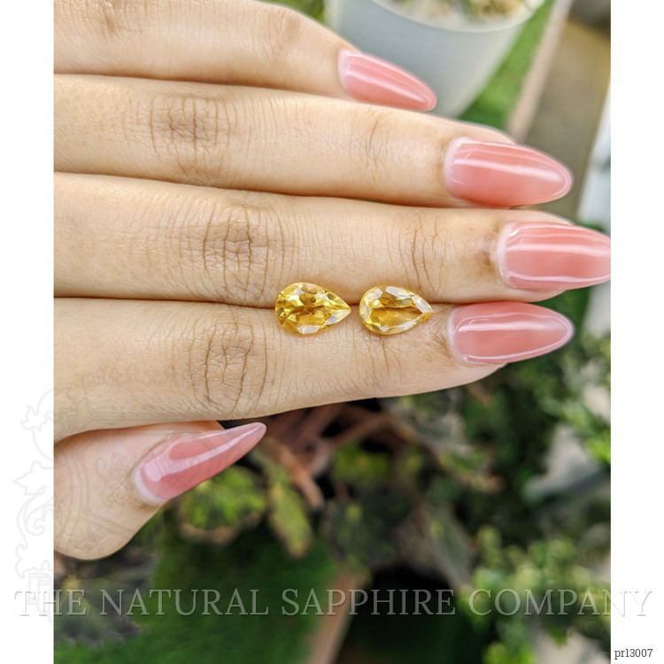 3.85 Ct.Tw. Citrine Pair from Brazil