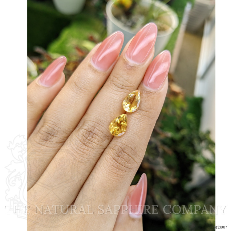 3.85 Ct.Tw. Citrine Pair from Brazil