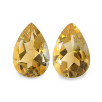 3.80 Ct.Tw. Pear Citrine Pair