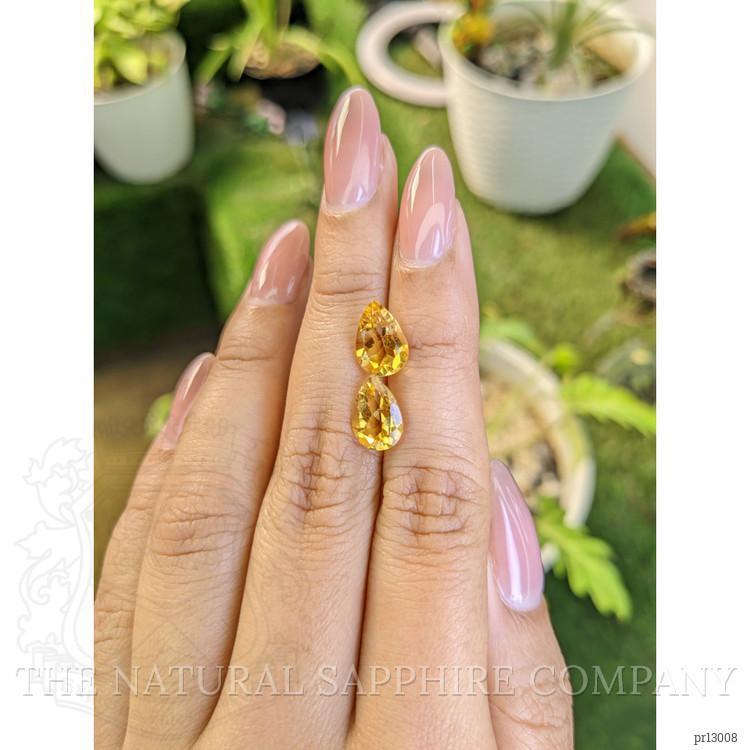 3.80 Ct.Tw. Citrine Pair from Brazil