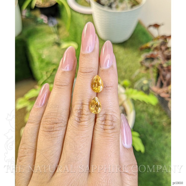 4.29 Ct.Tw. Citrine Pair from Brazil