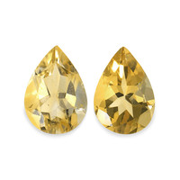 3.31 Ct.Tw. Pear Citrine Pair