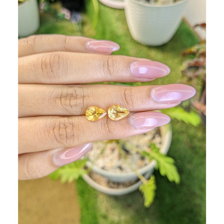 3.31 Ct.Tw. Citrine Pair from Brazil