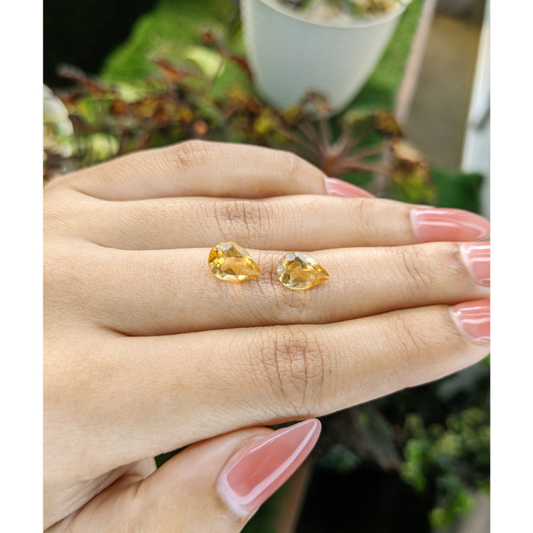 3.25 Ct.Tw. Citrine Pair from Brazil