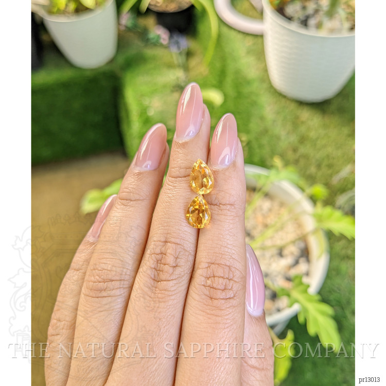 3.93 Ct.Tw. Citrine Pair from Brazil