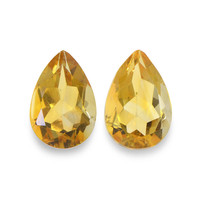 3.73 Ct.Tw. Pear Citrine Pair